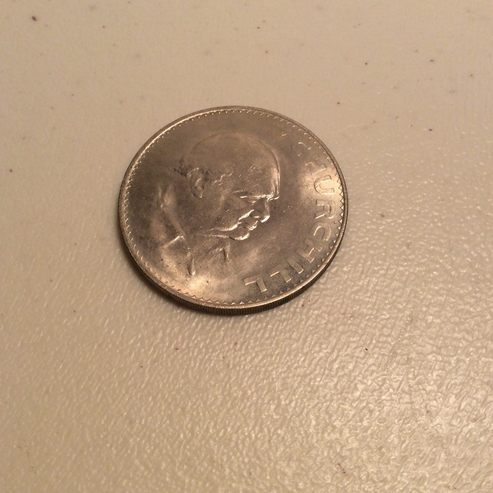 1965 Elizabeth II Regina F.D. Winston Churchill Coin